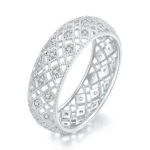 (bilde for) Pandora Style Anniversary Band Ring - BSR333