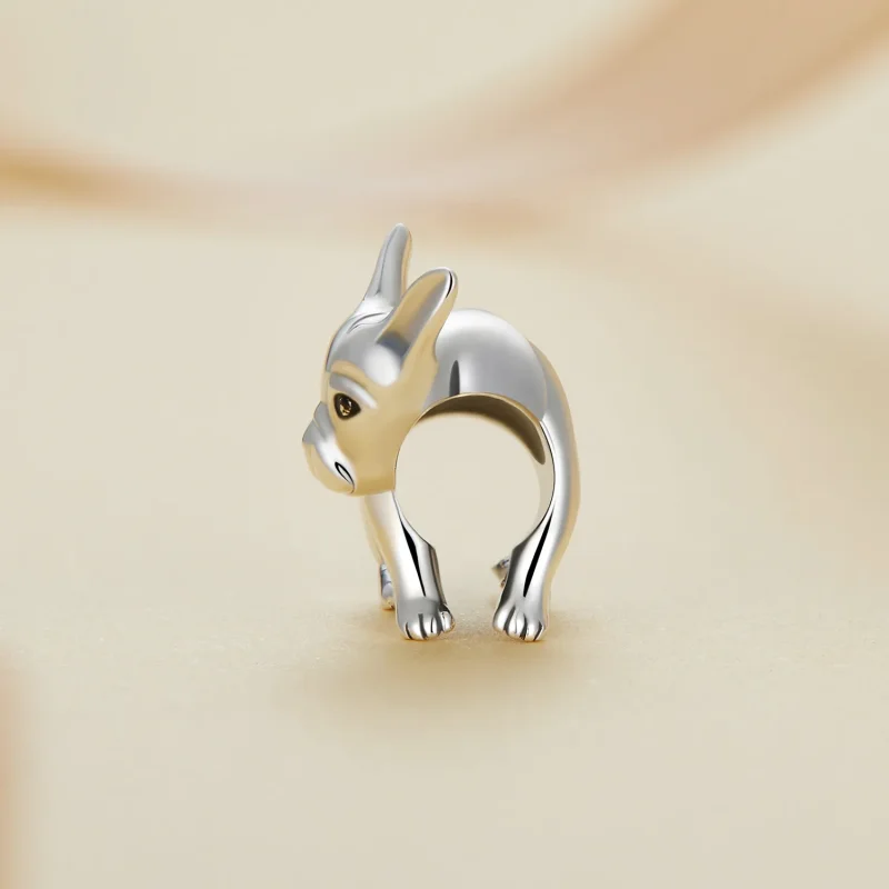 (bilde for) Pandora Style Bulldog Charm - BSC796 - Vis 3