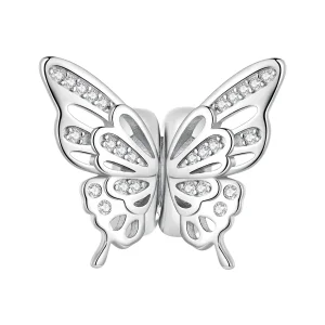 (bilde for) Pandora Style Butterflies Spacer Charm - BSC823