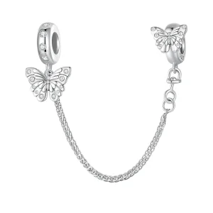 (bilde for) Pandora Style Butterfly sikkerhetskjede - BSC801