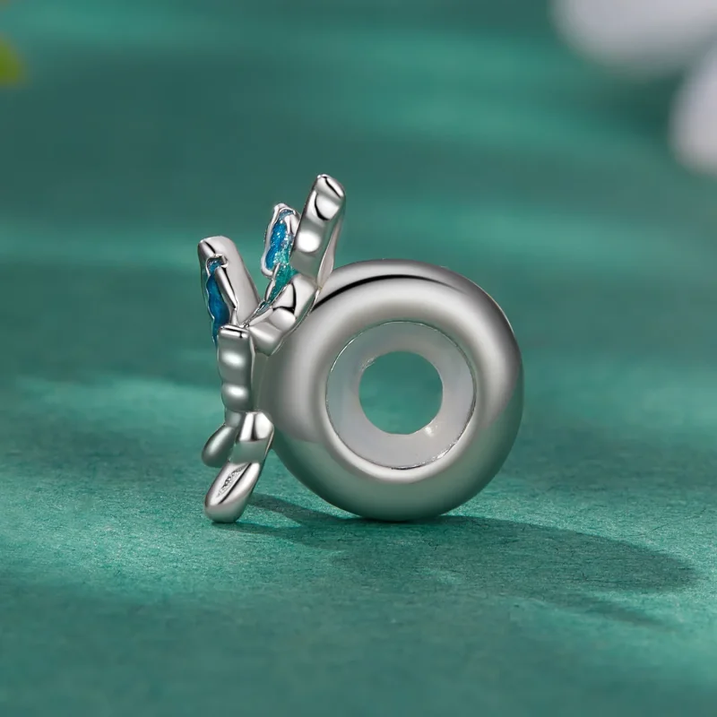 (bilde for) Pandora Style Butterfly Spacer Charm - BSC789 - Vis 3