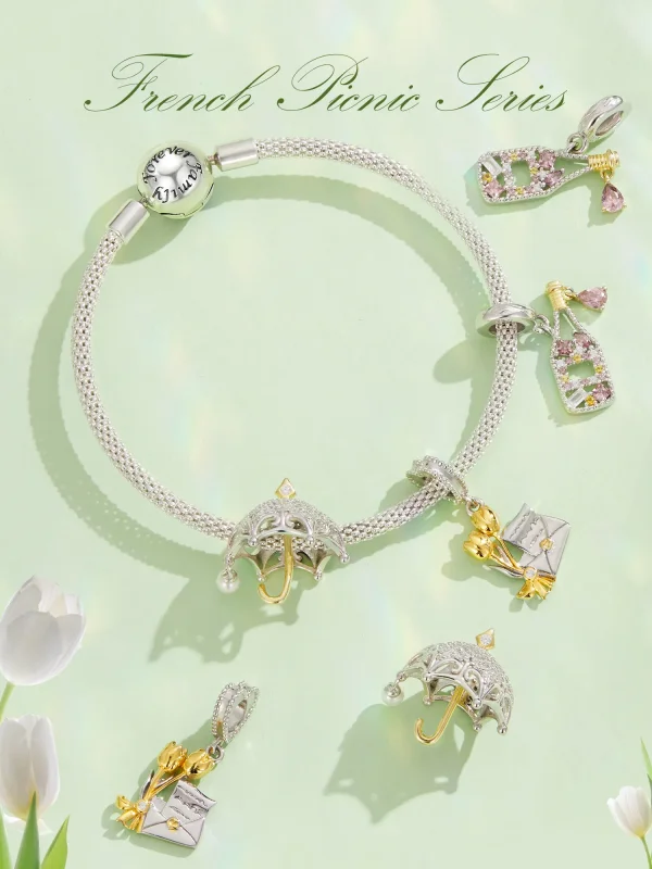 (bilde for) Pandora Style Champagne Charm - BSC863 - Vis 2
