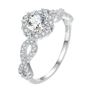 (bilde for) Pandora Style Classic Elegance Ring Clear Cz - BSR352
