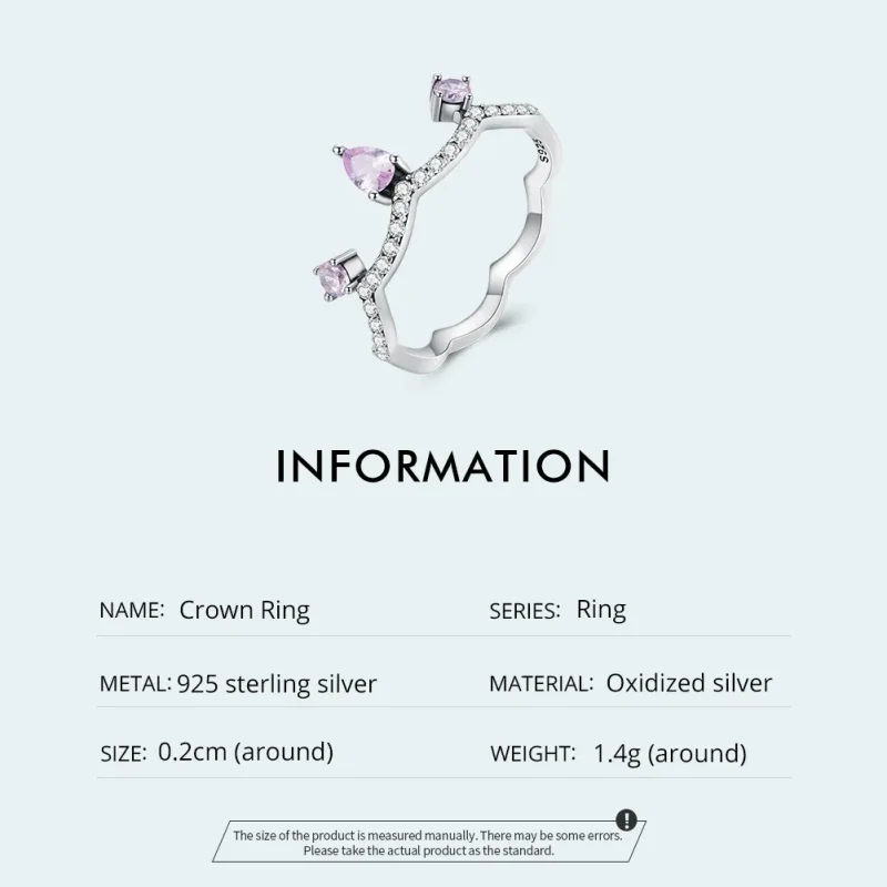 (bilde for) Pandora Style Crown Ring Sølv - SCR888 - Vis 4