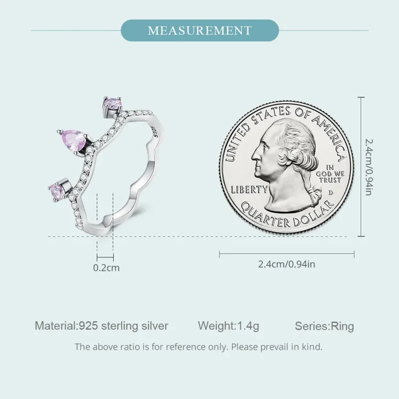 (bilde for) Pandora Style Crown Ring Sølv - SCR888 - Vis 5