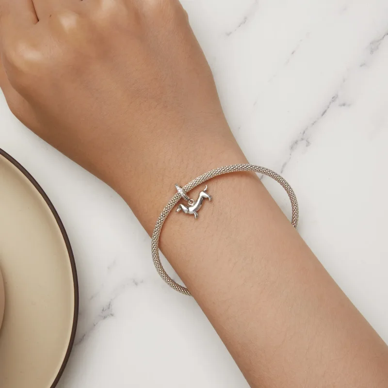 (bilde for) Pandora Style Dachshund Charm - SCC2561 - Vis 6
