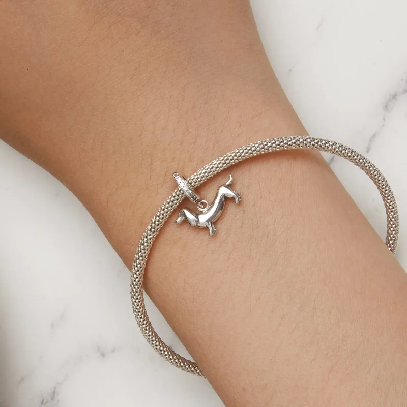 (bilde for) Pandora Style Dachshund Charm - SCC2561 - Vis 7