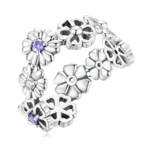 (bilde for) Pandora Style Daisy Chain Ring - SCR873