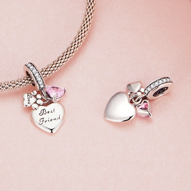(bilde for) Pandora Style Forever Friends Charm - SCC2436 - Vis 4