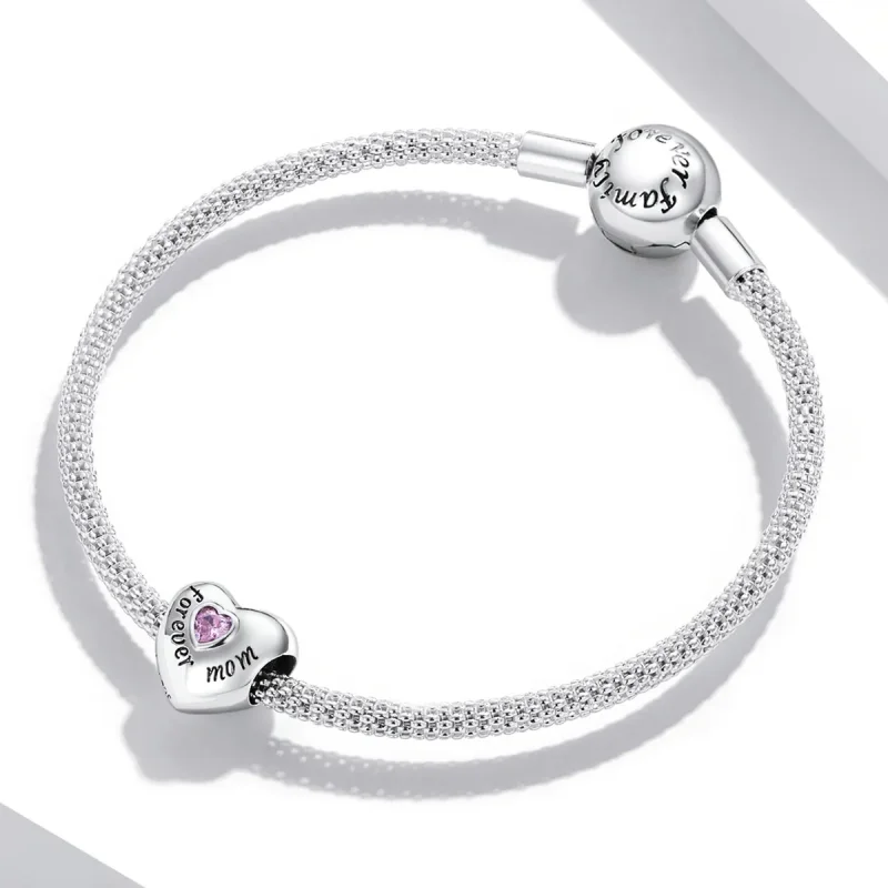 (bilde for) Pandora Style Forever Mom Charm - BSC562-PK - Vis 3