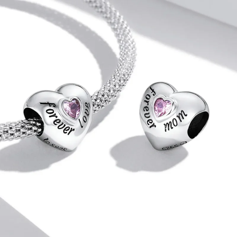 (bilde for) Pandora Style Forever Mom Charm - BSC562-PK - Vis 4