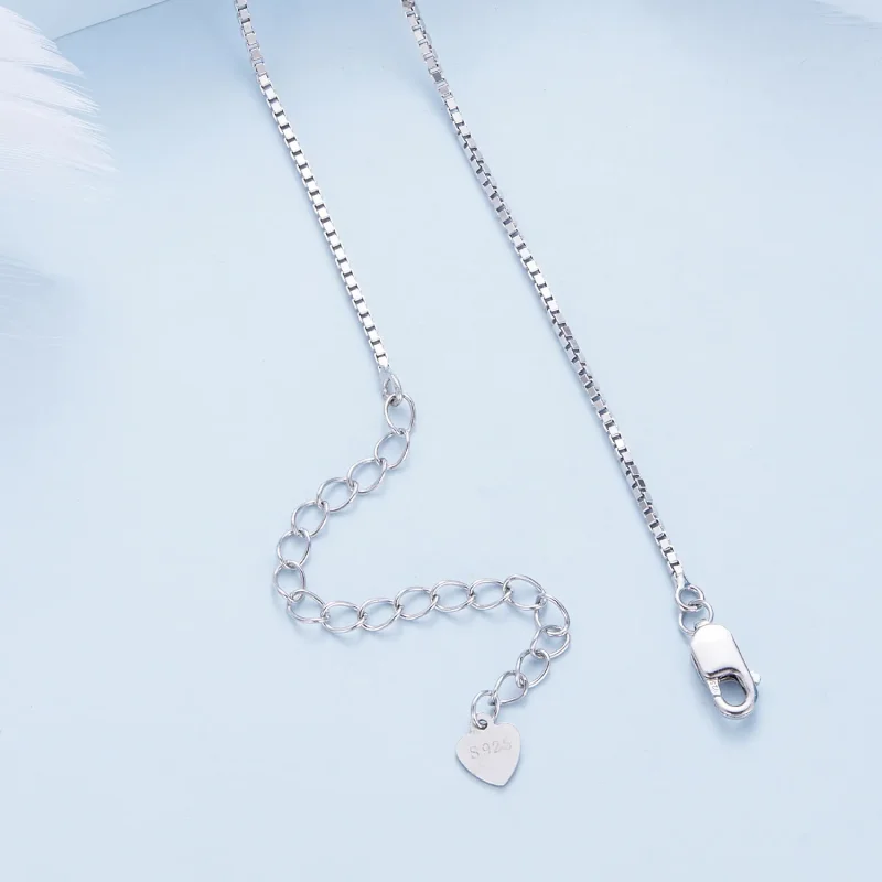 (bilde for) Pandora Style Freehand Heart Halskjede - BSN341 - Vis 4
