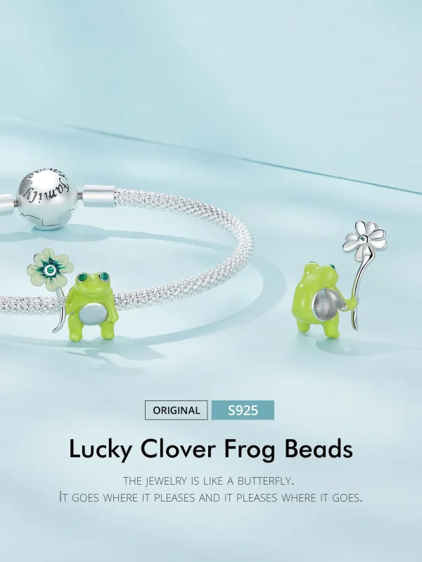(bilde for) Pandora Style Frog Charm - SCC2488 - Vis 2