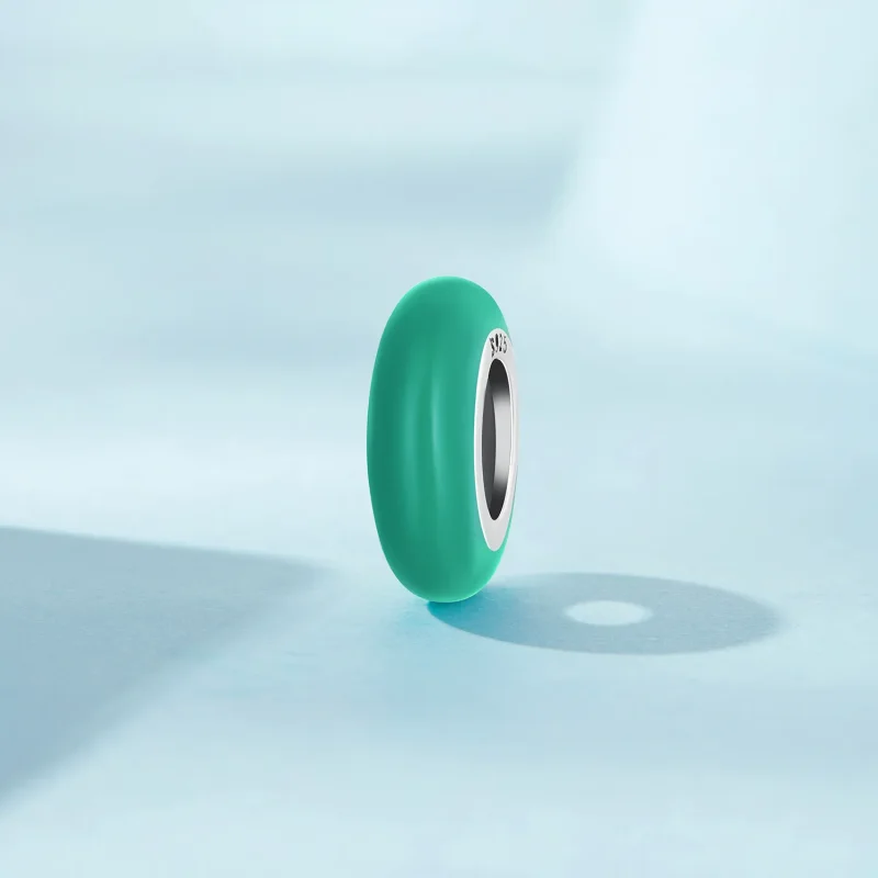 (bilde for) Pandora Style Green Spacer - SCC1450-TQ - Vis 2