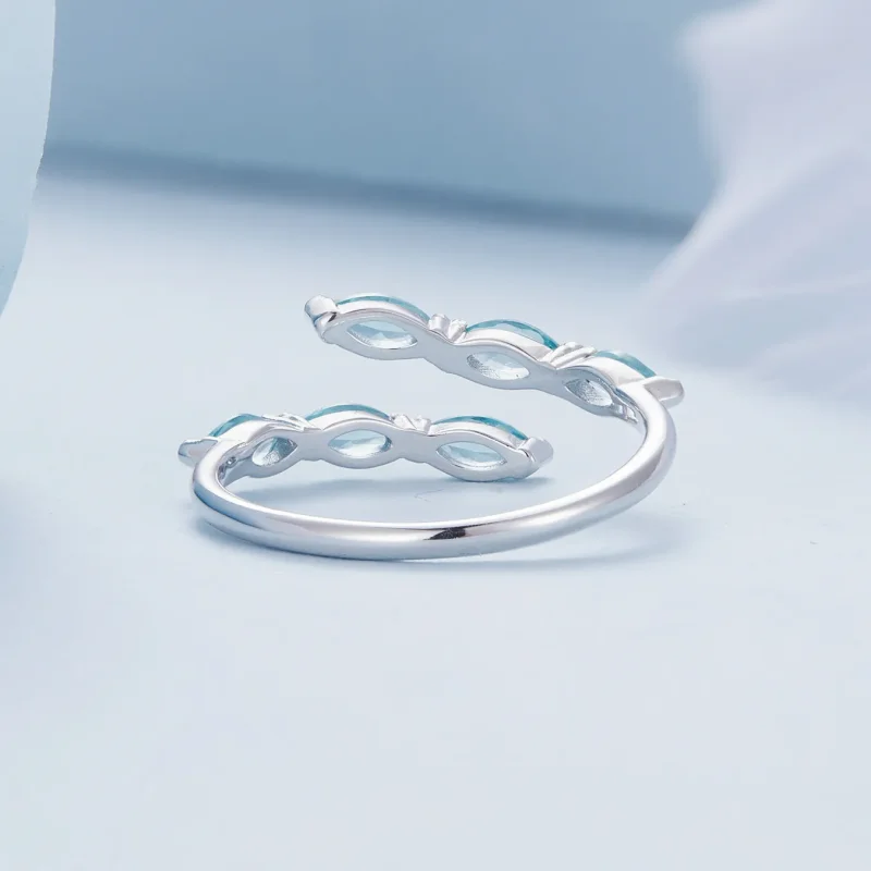 (bilde for) Pandora Style Grønn Ring - BSR415 - Vis 4