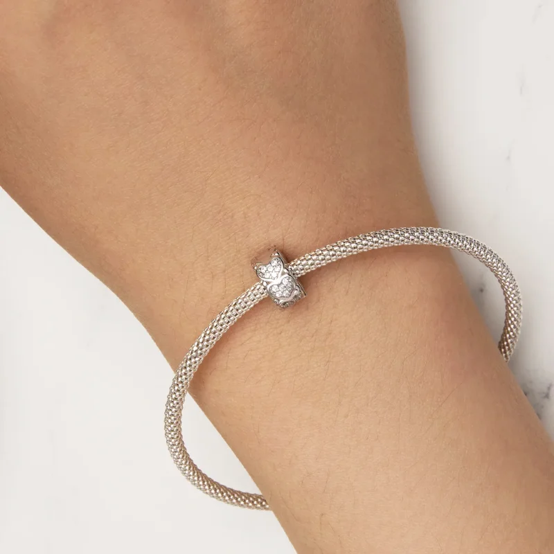 (bilde for) Pandora Style Heart Spacer - BSC885 - Vis 6