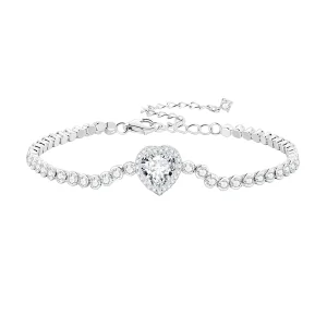 (bilde for) Pandora Style Heart Tennis Armbånd - BSB098
