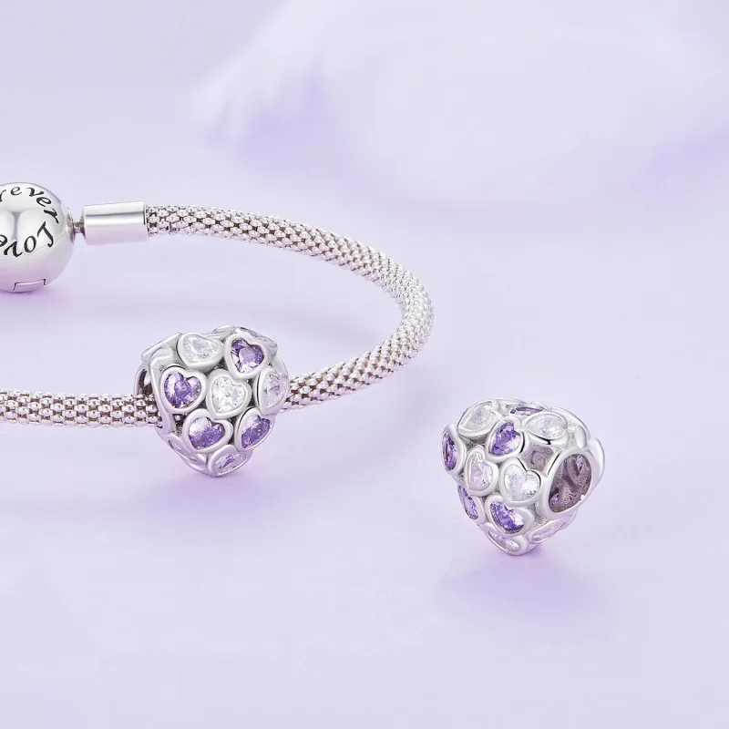(bilde for) Pandora Style Hearts All Over Charm - SCC2451 - Vis 4