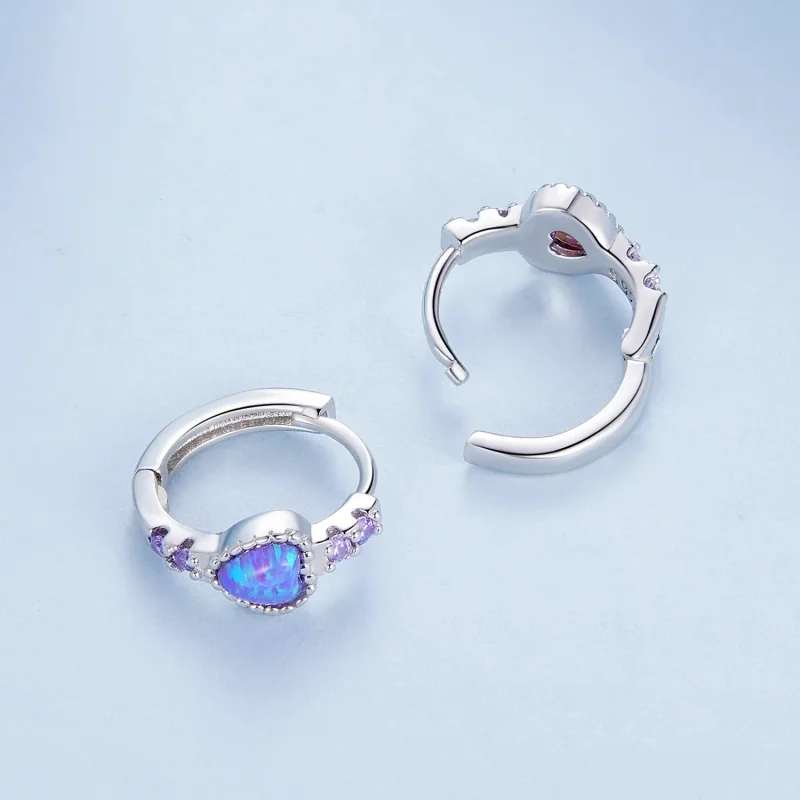 (bilde for) Pandora Style Hjertebøyler - BSE865 - Vis 4