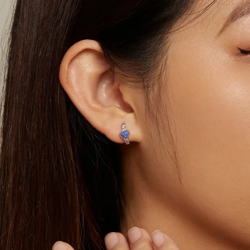 (bilde for) Pandora Style Hjertebøyler - BSE865 - Vis 6