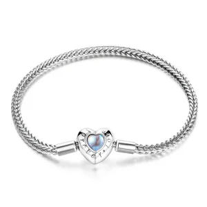 Pandora Style Hjertelås-armbånd - SCB223 (bilde for) Pandora Style Hjertelås-armbånd - SCB223