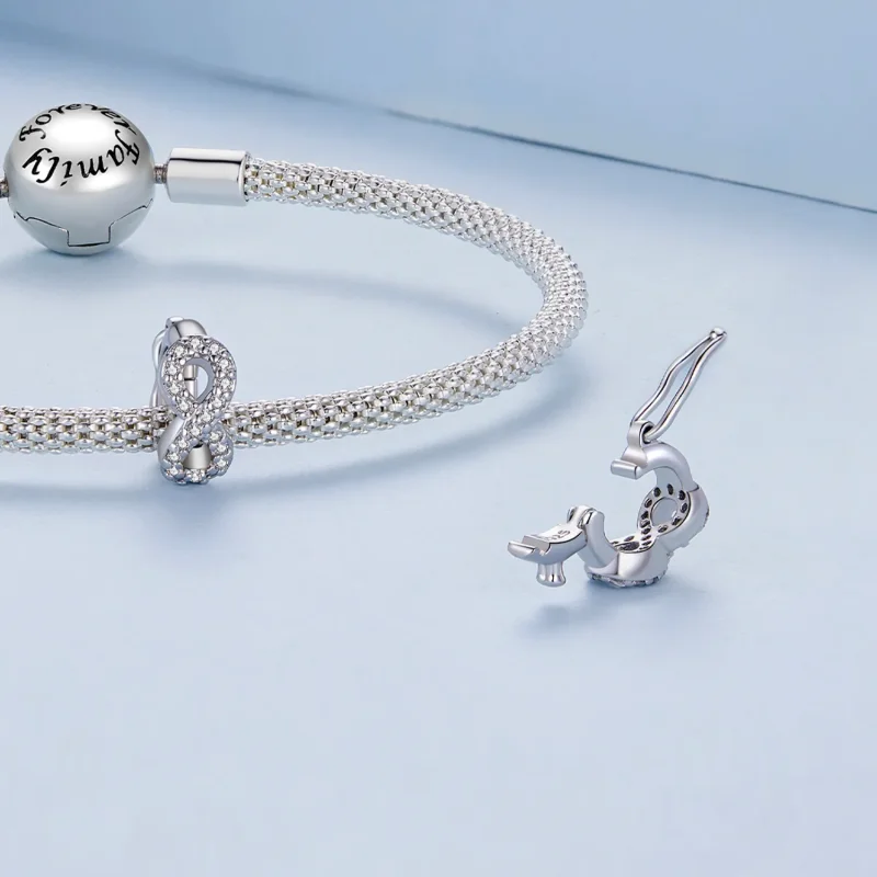 (bilde for) Pandora Style Infinity Spacer - BSC887 - Vis 4
