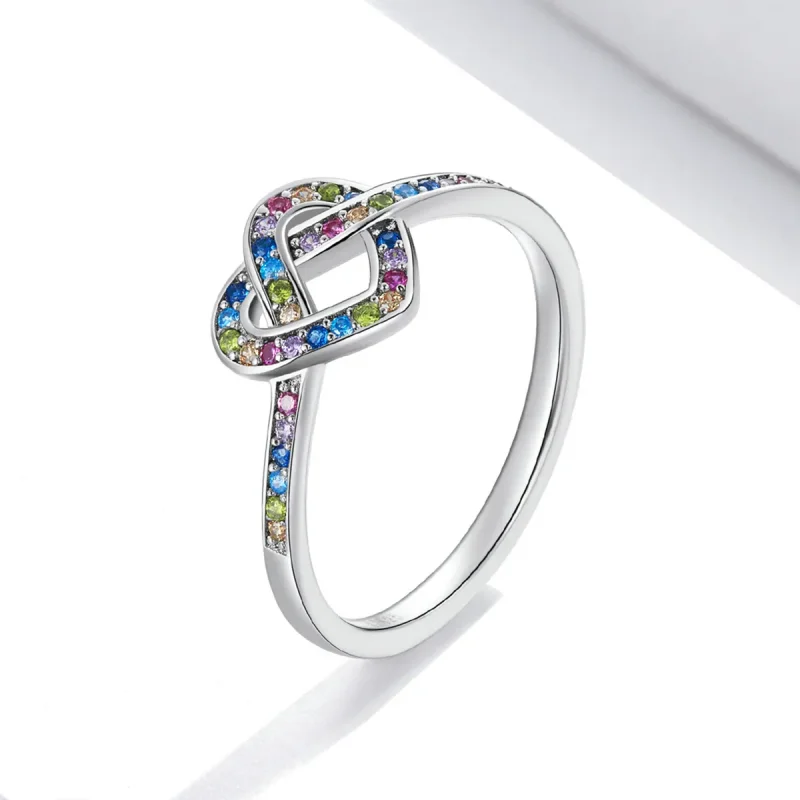 (bilde for) Pandora Style Knotted Heart Ring - SCR790 - Vis 2