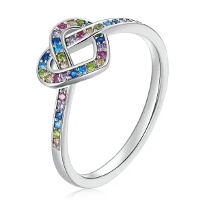 (bilde for) Pandora Style Knotted Heart Ring - SCR790
