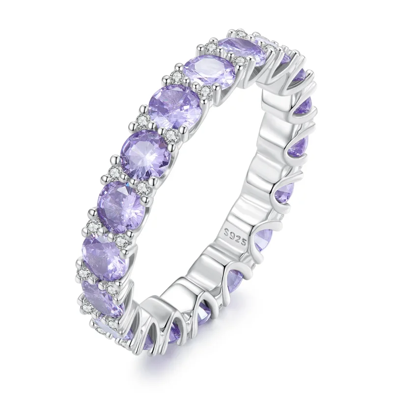 (bilde for) Pandora Style lilla ring - BSR340 - Vis 3