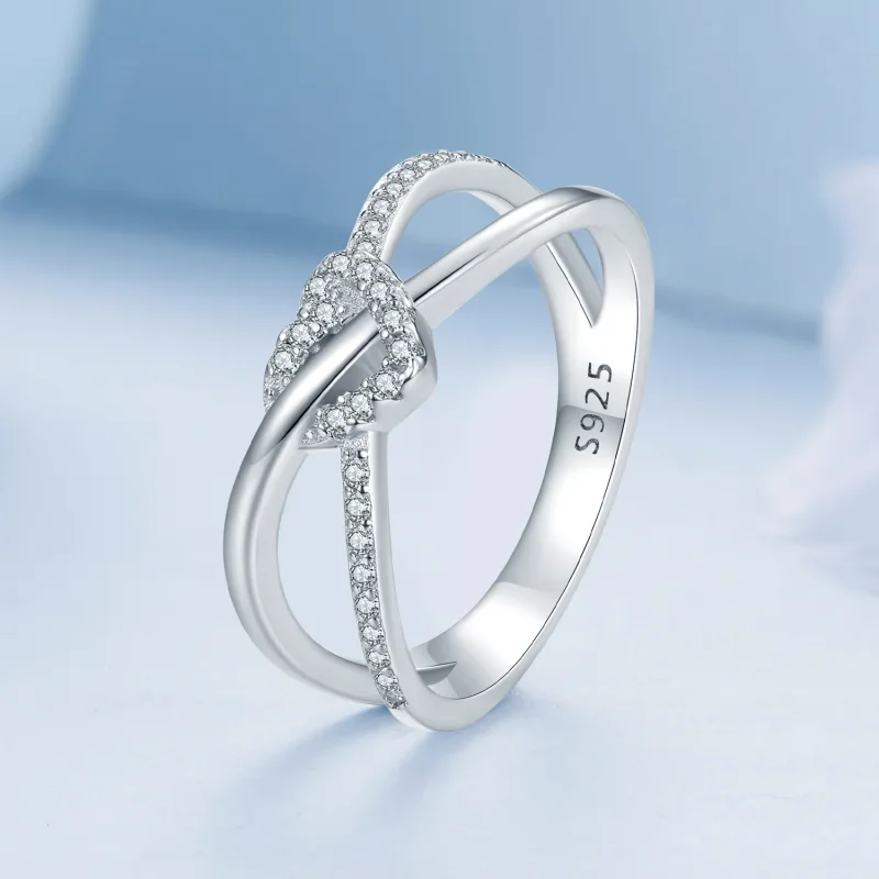 (bilde for) Pandora Style Love Knot Ring - BSR464 - Vis 2