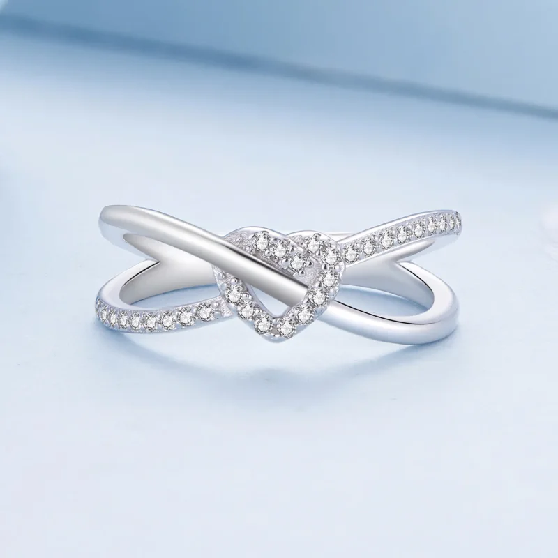 (bilde for) Pandora Style Love Knot Ring - BSR464 - Vis 3