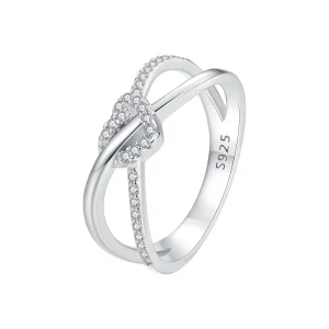 (bilde for) Pandora Style Love Knot Ring - BSR464