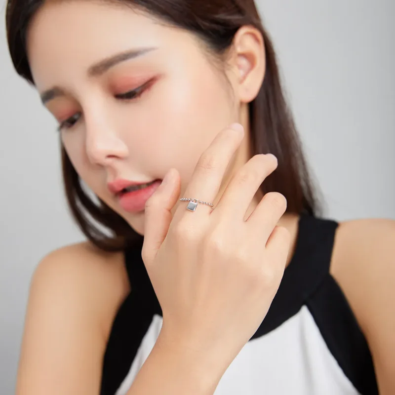 (bilde for) Pandora Style Love Låsering - SCR703 - Vis 5