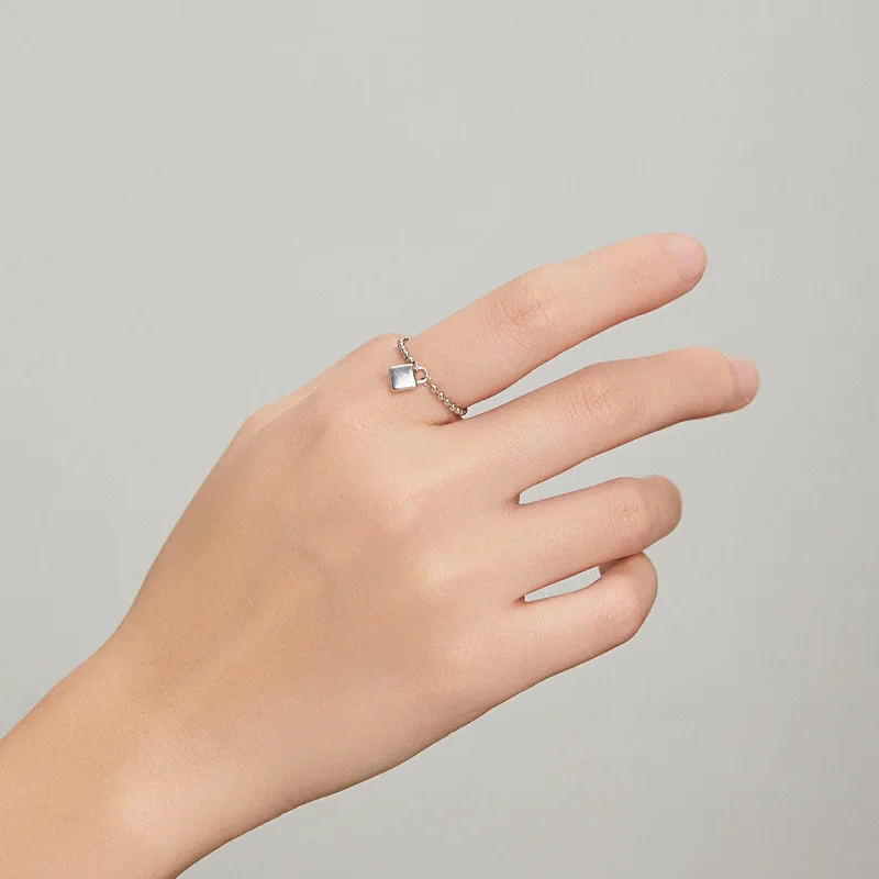 (bilde for) Pandora Style Love Låsering - SCR703 - Vis 7