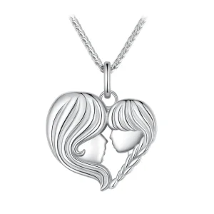 Pandora Style Mother Datter Halskjede - BSN324 (bilde for) Pandora Style Mother Datter Halskjede - BSN324