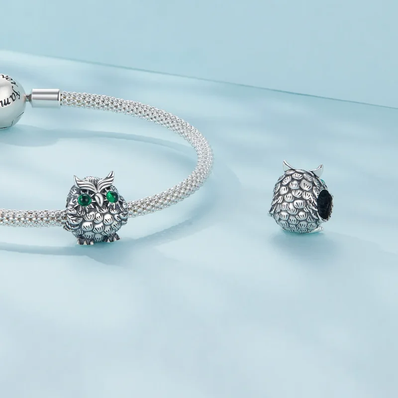 (bilde for) Pandora Style Owl Graduation Charm - SCC2542 - Vis 4