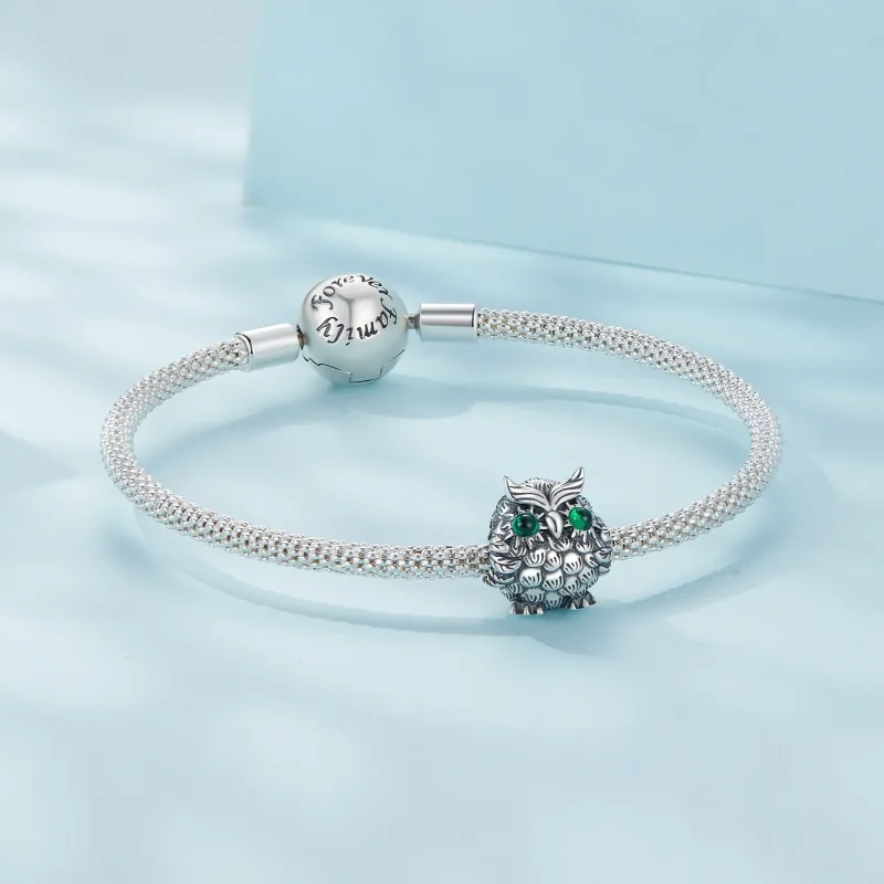 (bilde for) Pandora Style Owl Graduation Charm - SCC2542 - Vis 5