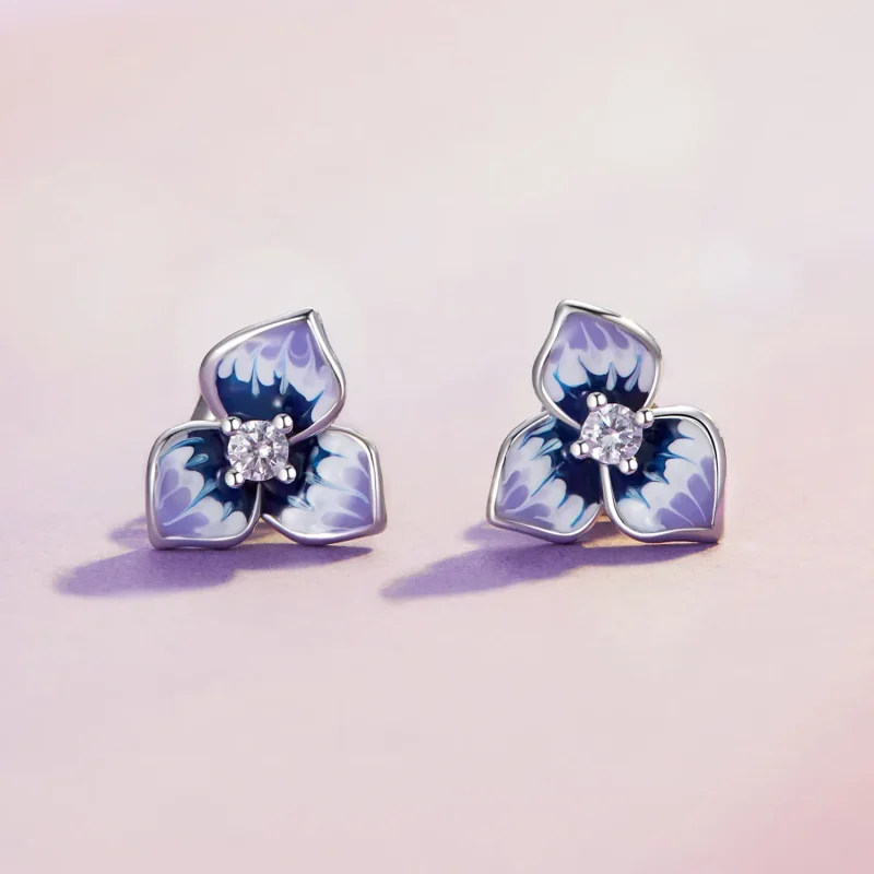 (bilde for) Pandora Style Pansy øredobber - BSE860 - Vis 2