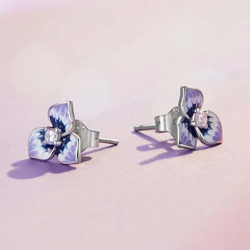 (bilde for) Pandora Style Pansy øredobber - BSE860 - Vis 3