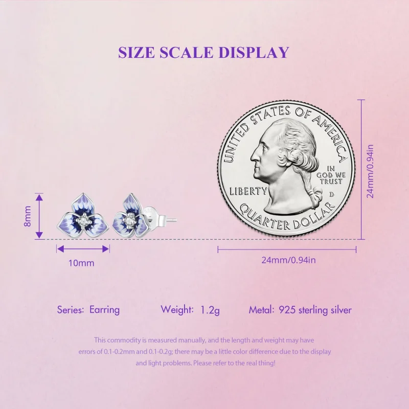 (bilde for) Pandora Style Pansy øredobber - BSE860 - Vis 8