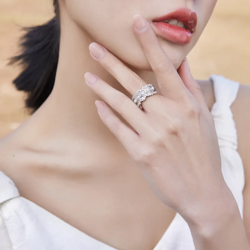 (bilde for) Pandora Style Princess Ring - BSR187 - Vis 4