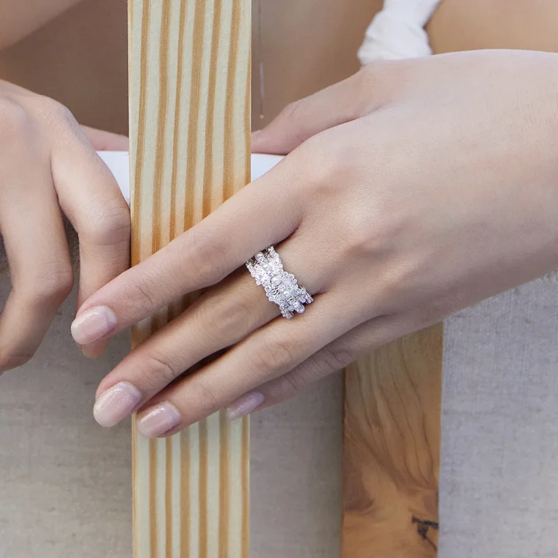 (bilde for) Pandora Style Princess Ring - BSR187 - Vis 6