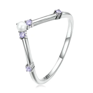 (bilde for) Pandora Style Princess Wishbone Ring - SCR835