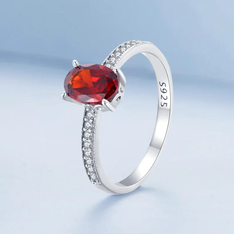 (bilde for) Pandora Style Rød Ring - BSR460-RD - Vis 2