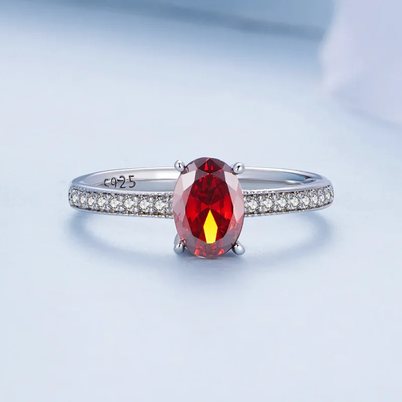 (bilde for) Pandora Style Rød Ring - BSR460-RD - Vis 3