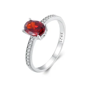 (bilde for) Pandora Style Rød Ring - BSR460-RD