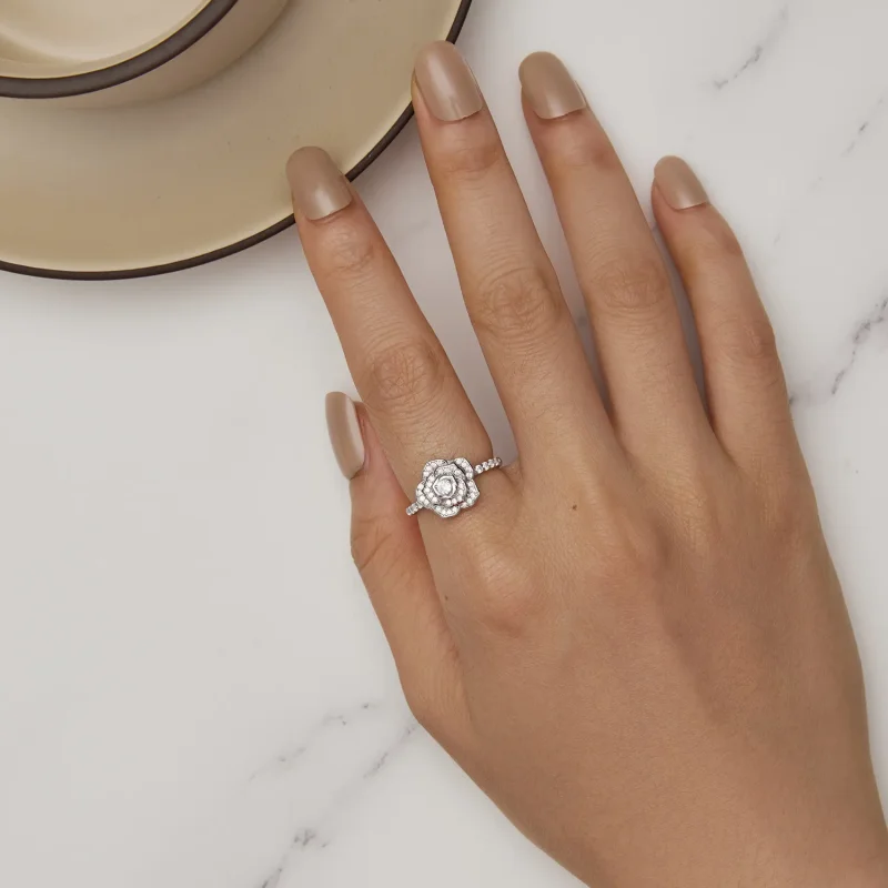 (bilde for) Pandora Style Rose Ring - BSR449 - Vis 5