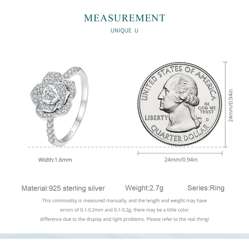 (bilde for) Pandora Style Rose Ring - BSR449 - Vis 7