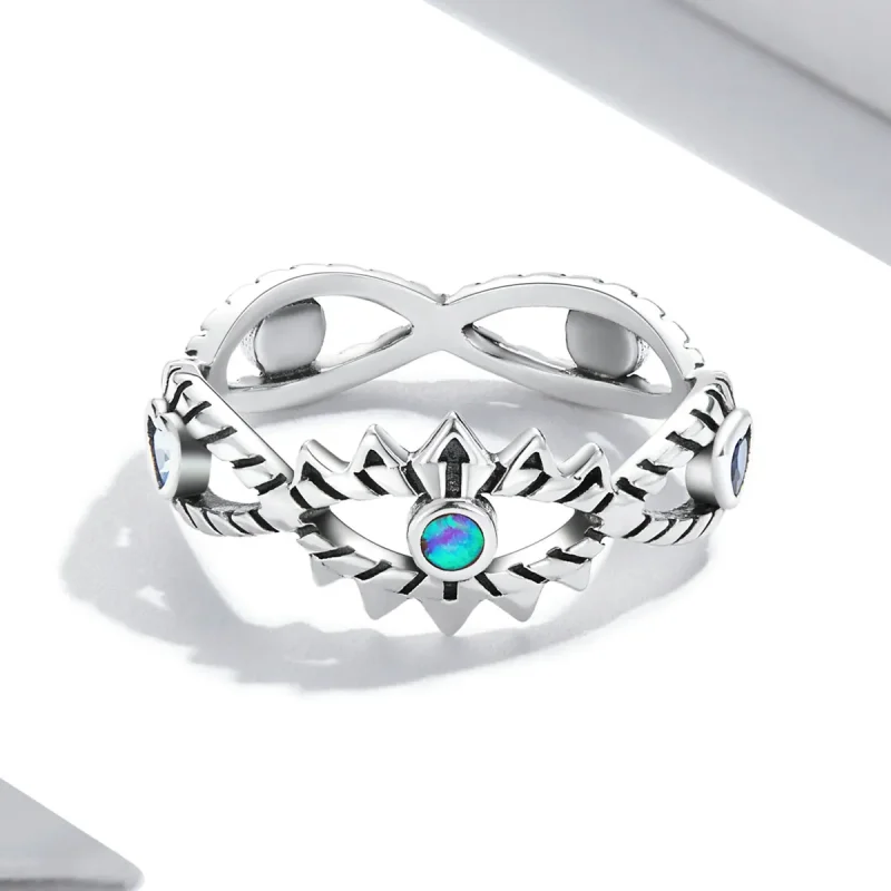 (bilde for) Pandora Style Sapphire Ring - SCR800 - Vis 3