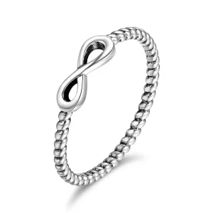 (bilde for) Pandora Style Silver Infinity Ring - SCR094